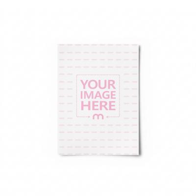 A4 Paper PSD Mockup Top View Isolated Background