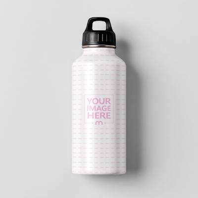 Gym Bottle Mockup with Black Cap for Fitness Brands