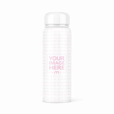 Insulated Thermos Bottle Mockup on Isolated Background