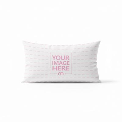 Rectangular Throw Pillow Mockup on Isolated Background