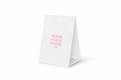 Standing Paper Mockup Generator for Print Designs