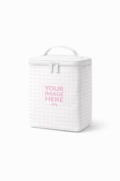 Cooler Bag Mockup with Top Handle for Product Branding