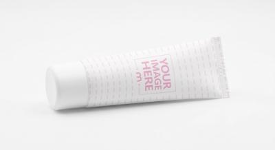 Horizontal Cosmetic Squeeze Tube for Skincare Branding