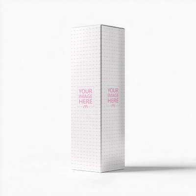 Tall Rectangular Box Mockup in Isolated Background