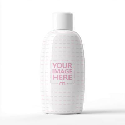 Glossy Moisturizer Bottle Mockup in Isolated Background