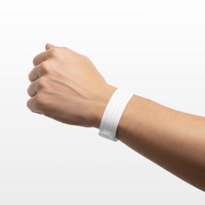 Wristband Mockup on Person's Hand Detail