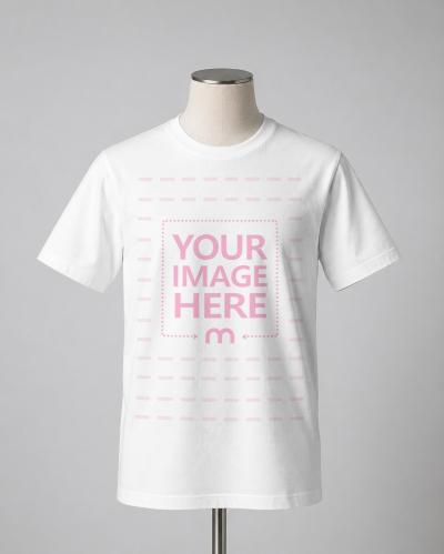 White T-Shirt Mockup on Mannequin
