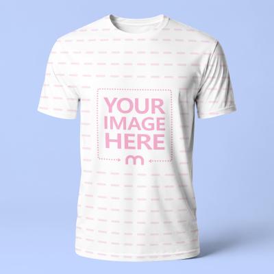 All Over Print T-Shirt Mockup – Customizable Shirt & Background